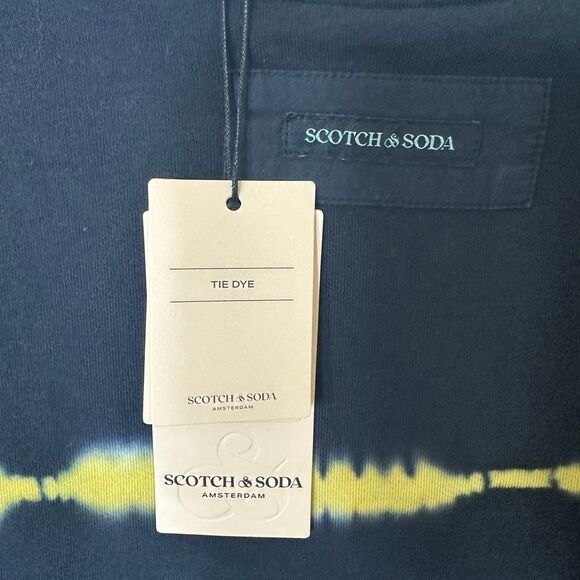 Scotch & Soda Tie-Dye Felpa Crewneck Sweatshirt - Picture 9 of 10